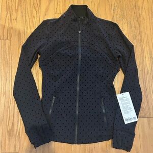 Lululemon NWT polka flocked define jacket size 8